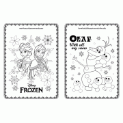 FROZEN สมุดภาพระบายสีแสนสวย Unending Winter + กระเป๋าและเครื่องประดับผม